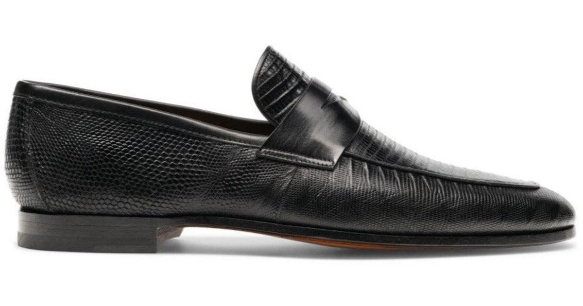 Magnanni Vicente 23257 Shoes Exotic Genuine Lizard Skin Classic Penny