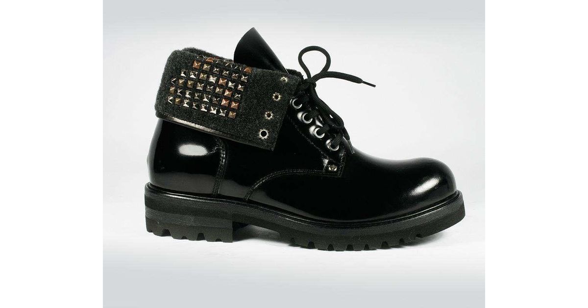 Cesare Paciotti Luxury Italian Men Designer Shoes Baio Oasi Piombo Leather  Boots (cpm2294) in Black for Men | Lyst