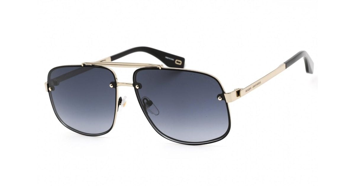 Marc Jacobs Marc 318/s Sunglasses Black Gold / (9o Dark Gray Gradient ...