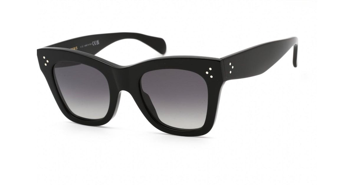 Celine Cl4004in Sunglasses Black / Grey Gradient Polarized Lyst