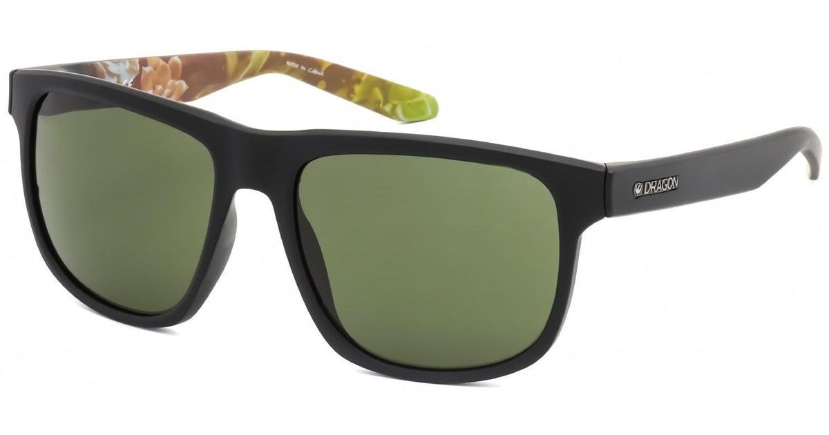 Dragon Dr Sesh Ll Sunglasses Matte Black/succulent/ll G15 in Green for ...