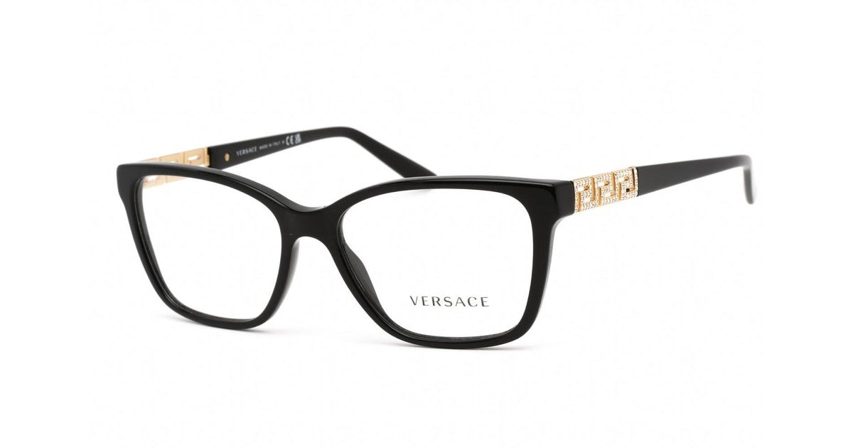 Versace Ve3192b Eyeglasses Black / Clear Lens for Men | Lyst