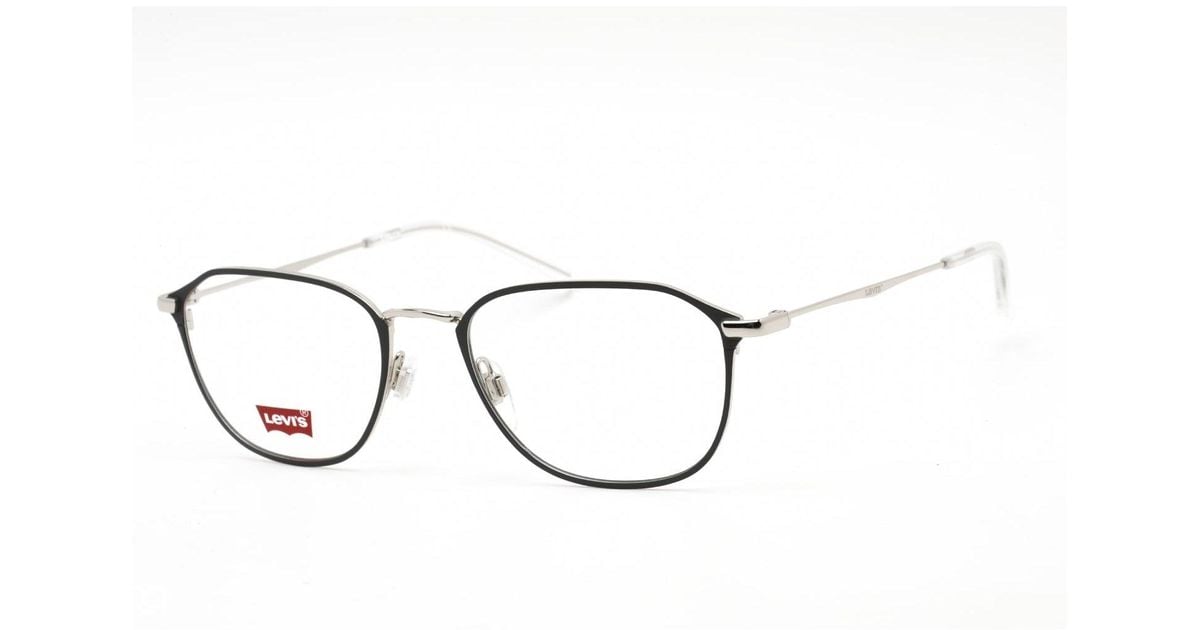 Levi's Lv 5010 Eyeglasses Matte Grey/clear Demo Lens in Metallic for ...