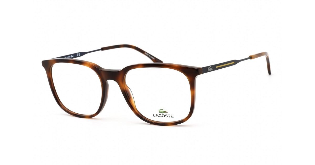 Lacoste L2880 Eyeglasses Havana/clear Demo Lens in Brown Lyst UK