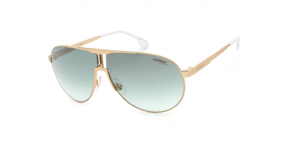 Carrera 1005/s Sunglasses Gold (ez) / Green Silver Mirror Unisex in