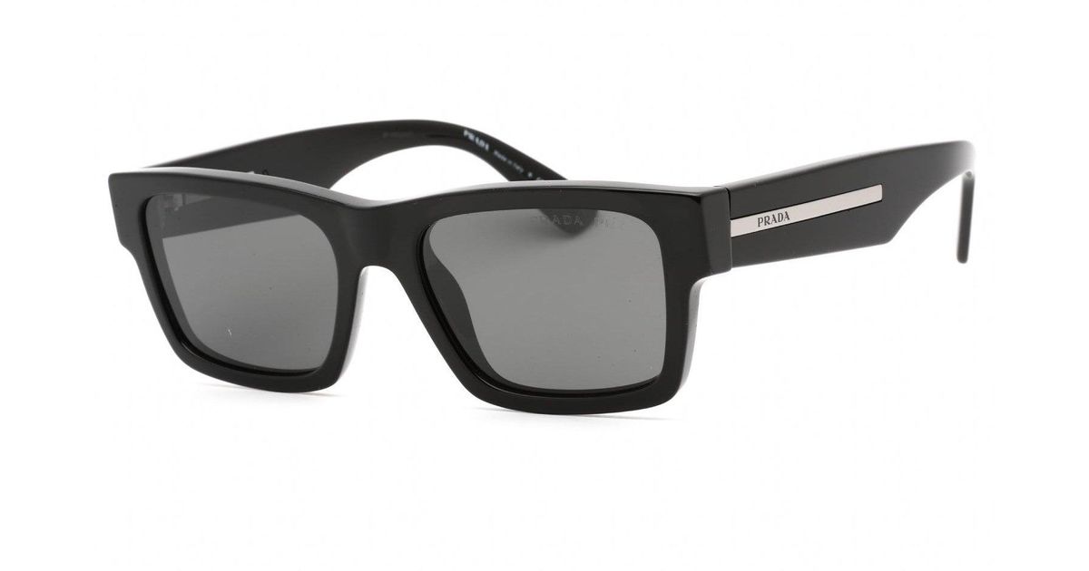 Prada 0pr 25zs Sunglasses Black / Polarized Black Lyst