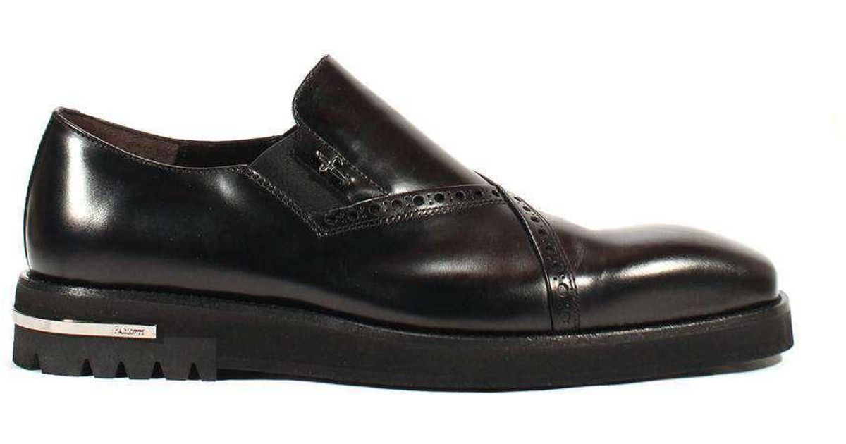 in Black for Men cpm2539 Mens Shoes Slip-on shoes Loafers Cesare Paciotti Luxury Italian Designer Shoes Old Paint I Leather Loafers 