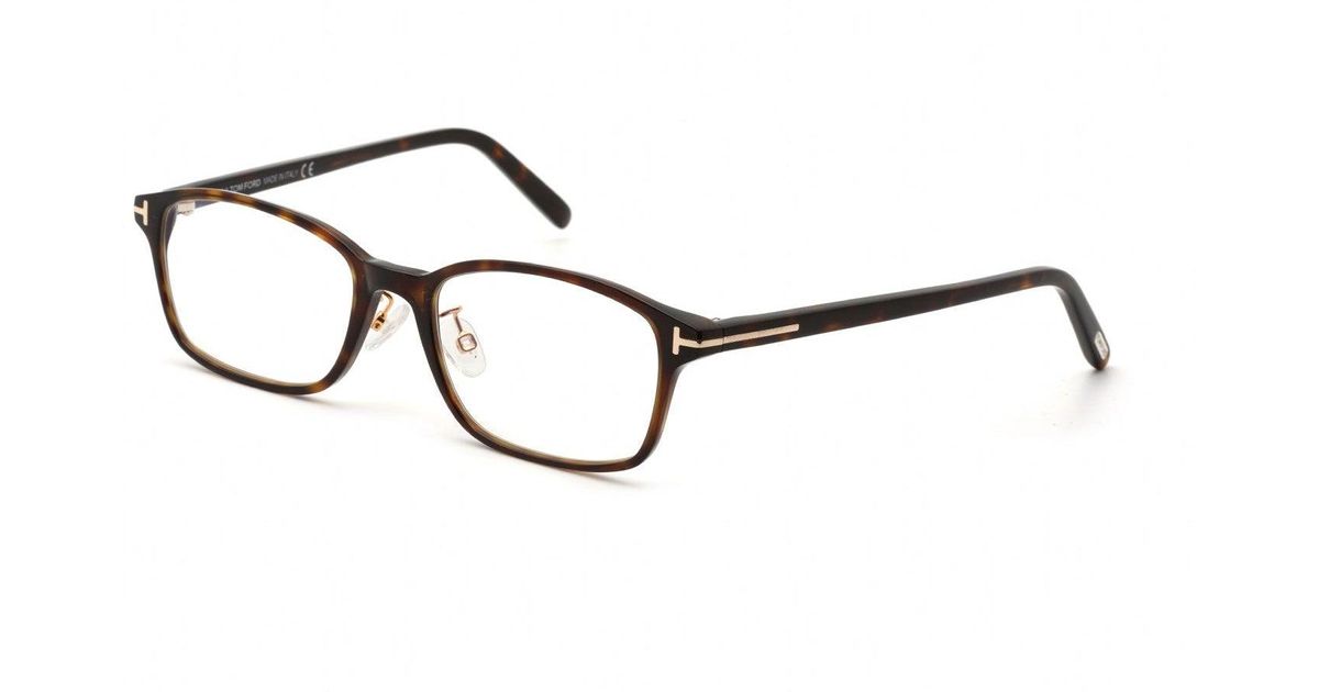 Tom Ford Ft5647-d-b Eyeglasses Dark Havana / Clear Lens in Brown for ...