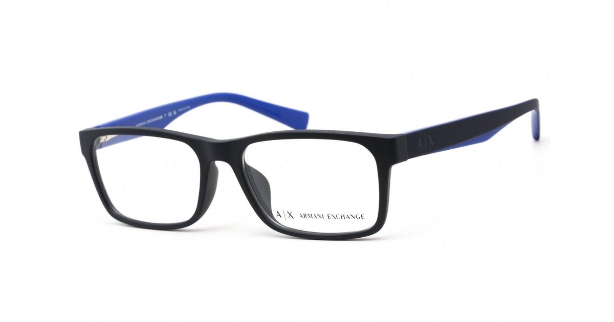 Armani Exchange Ax3038f Eyeglasses Blue / Clear Lens for Men | Lyst