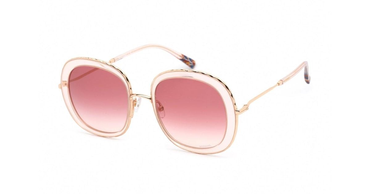Missoni Mis 0034/s Sunglasses Pink / Gradient Burgundy for Men | Lyst