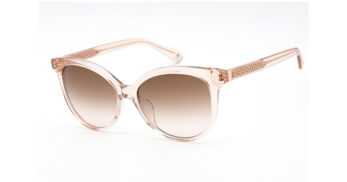 Kate Spade Kinsley/f/s Sunglasses Crystal Beige / Brown Pink Gradient