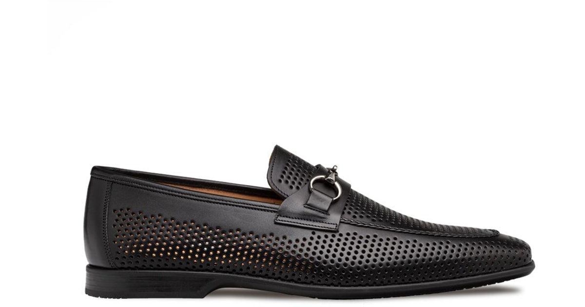 Mezlan E20692 Shoes Perforated Calf-skin Leather Slip-on Horsebit ...