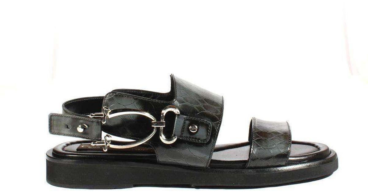 Cesare Paciotti Luxury Italian Designer Shoes Antique Fumo Glass Leather  Gladiator Sandals (cpm2374) in Gray for Men | Lyst