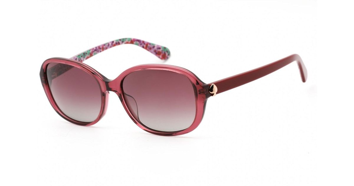 Kate Spade Izabella/g/s Sunglasses Burgundy / Burgundy Gradient in Red