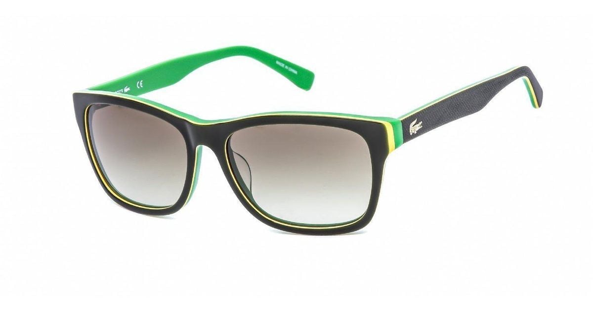 Lacoste L683s Sunglasses Dark Green / Green Unisex Lyst UK