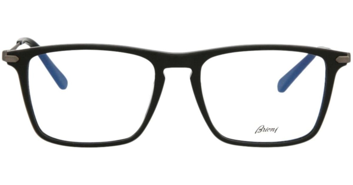 Brioni Squareframe Bio Acetate Optical Frames Br0016o Eyeglasses in