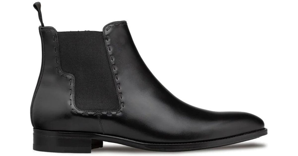 Mezlan E20484 Shoes Calf-skin Leather Chelsea Boots (mz3547) in Black ...