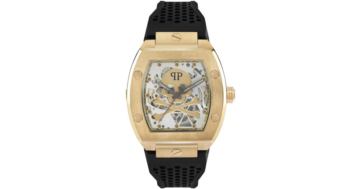 Philipp Plein The keleton Automatic Watch in Metallic for Men Lyst