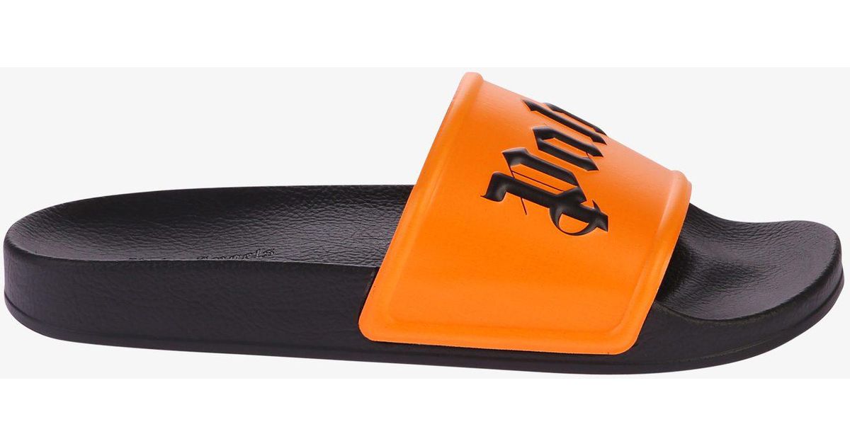 palm angels slides orange
