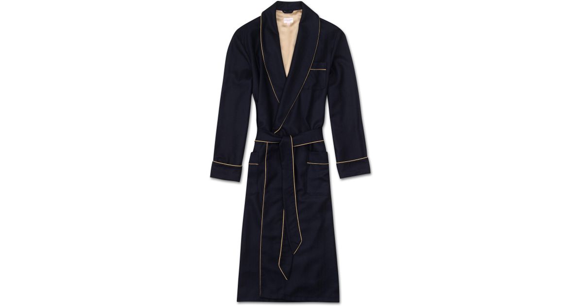 derek rose wool robe