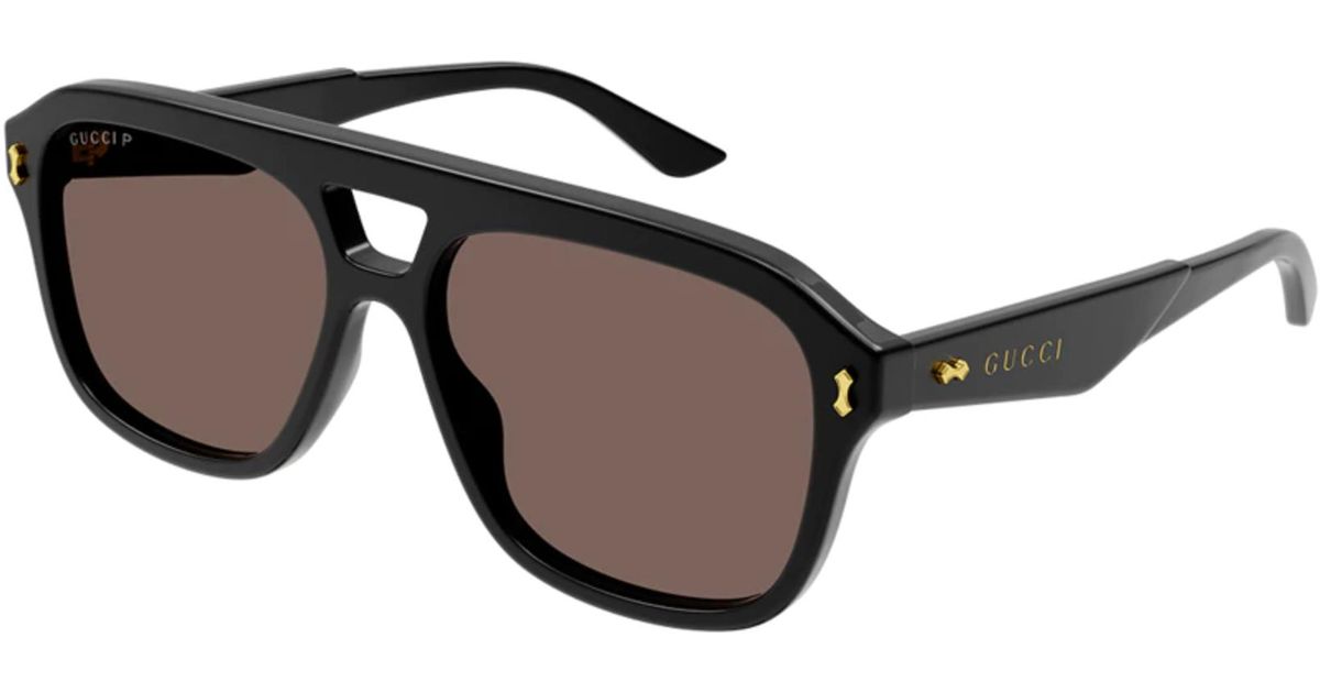 gucci aviator 57mm sunglasses