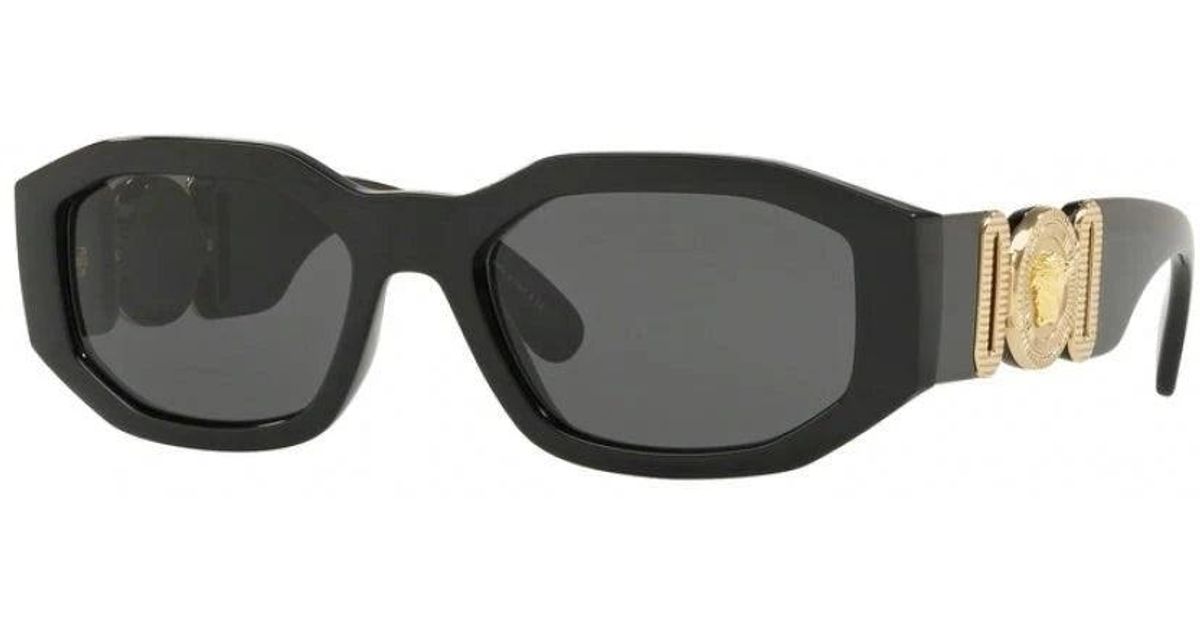 Versace Ve4361 Biggie Sunglasses in Black | Lyst