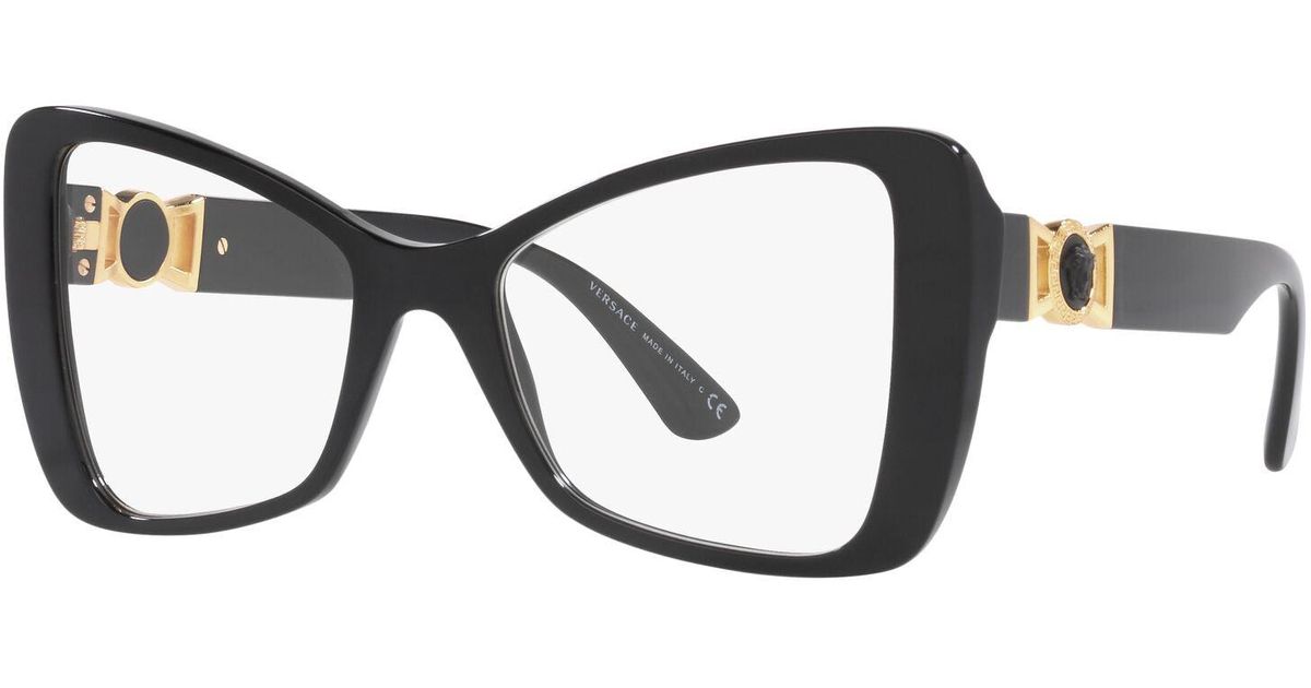 Versace Ve3312 Black Butterfly Frames Lyst