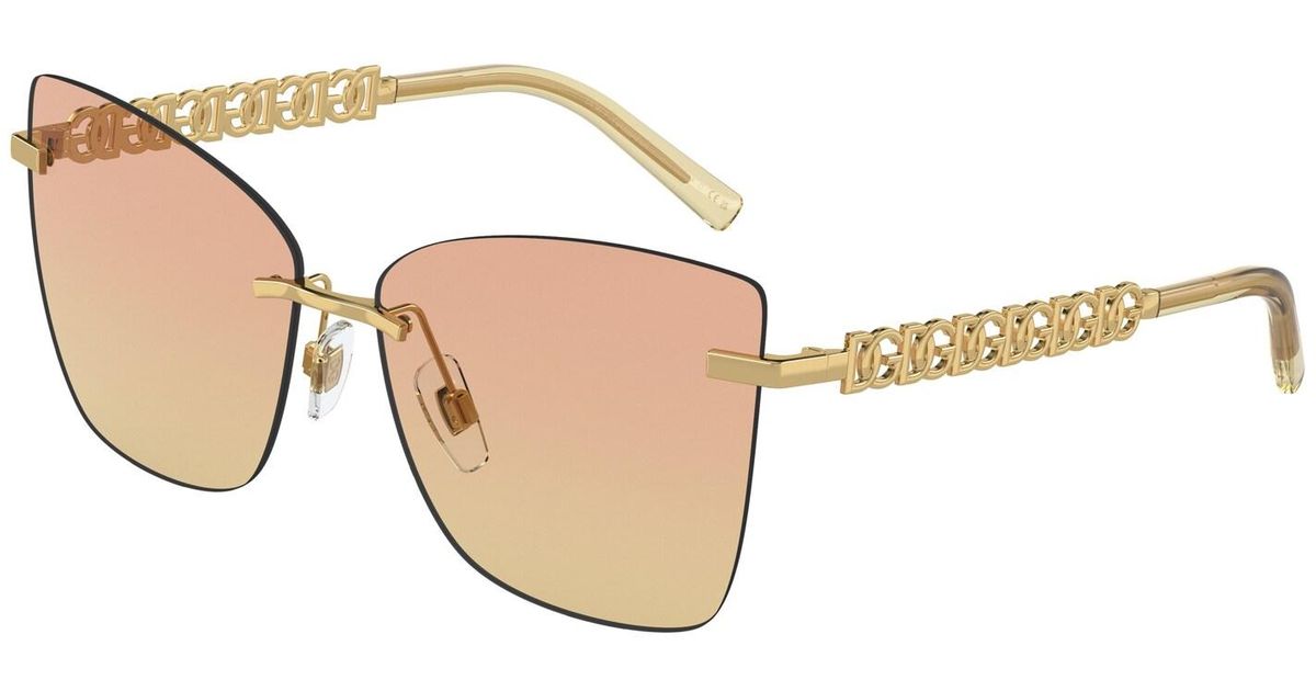 Dolce & Gabbana Dg2289 Orange Gradient Sunglasses in Black Lyst