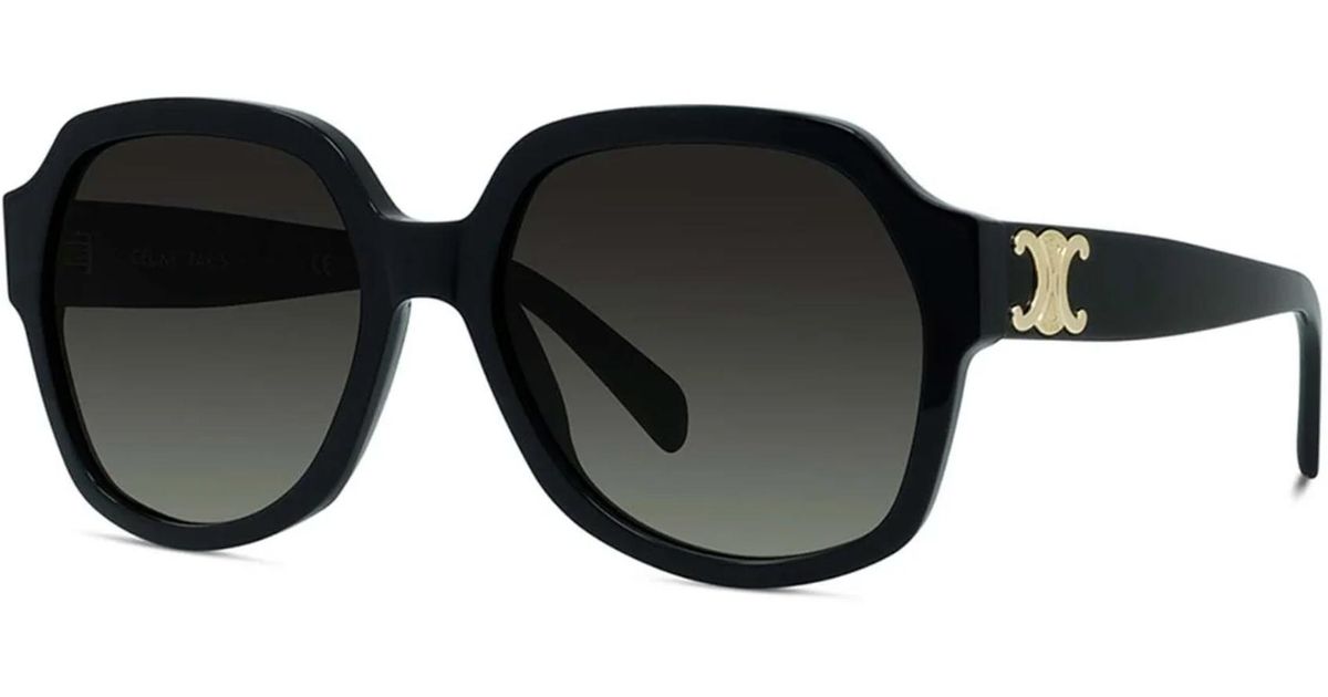 Celine Cl40189f Black Triomphe Sunglasses Lyst