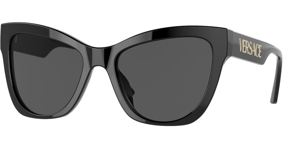 versace black cat eye sunglasses