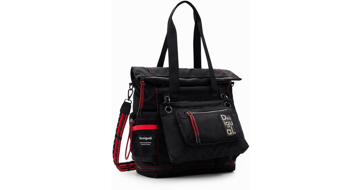 Desigual Xl Multiposition Backpack in Black Lyst