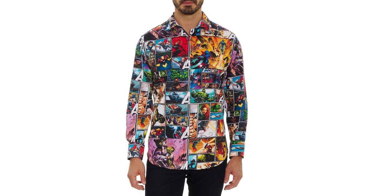 robert graham marvel shirts