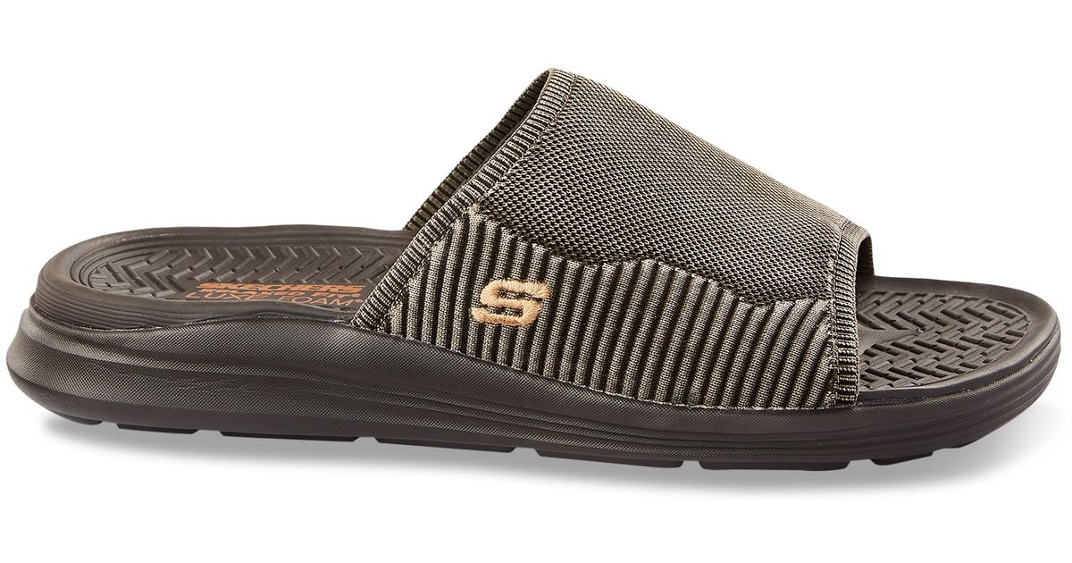 Skechers Big \u0026 Tall Sargo Slides in 