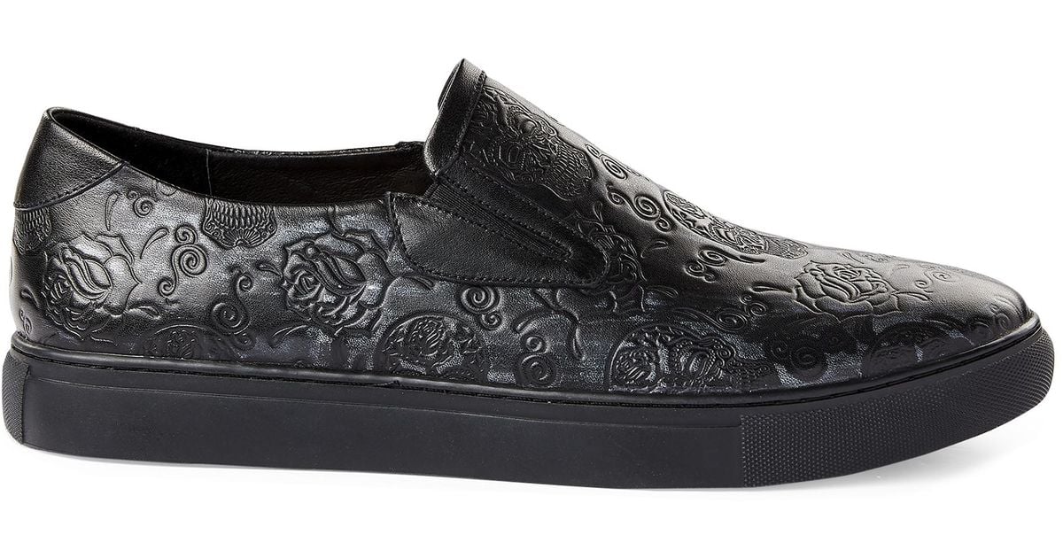Robert Graham Sonny Leather Loafer Black/Multi
 NWOT FERRAGAMO Ottone Gancini Leather Mule Loafers | Saks Fifth  main image 2