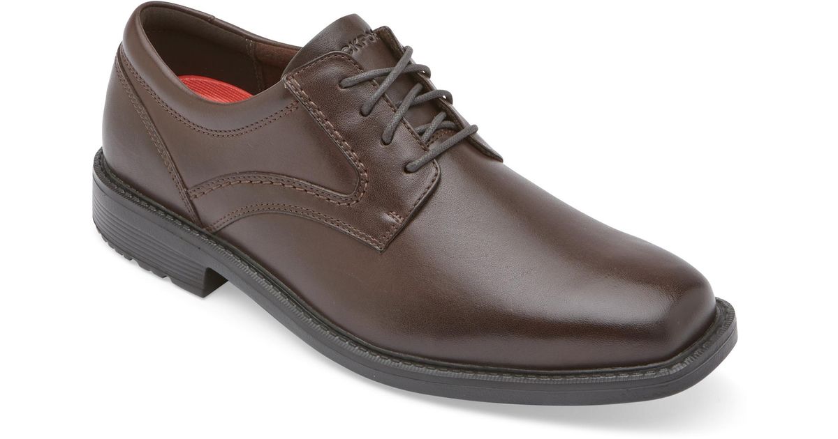 Rockport Leather Big & Tall Style Leader 2 Plaintoe Oxford Shoes in