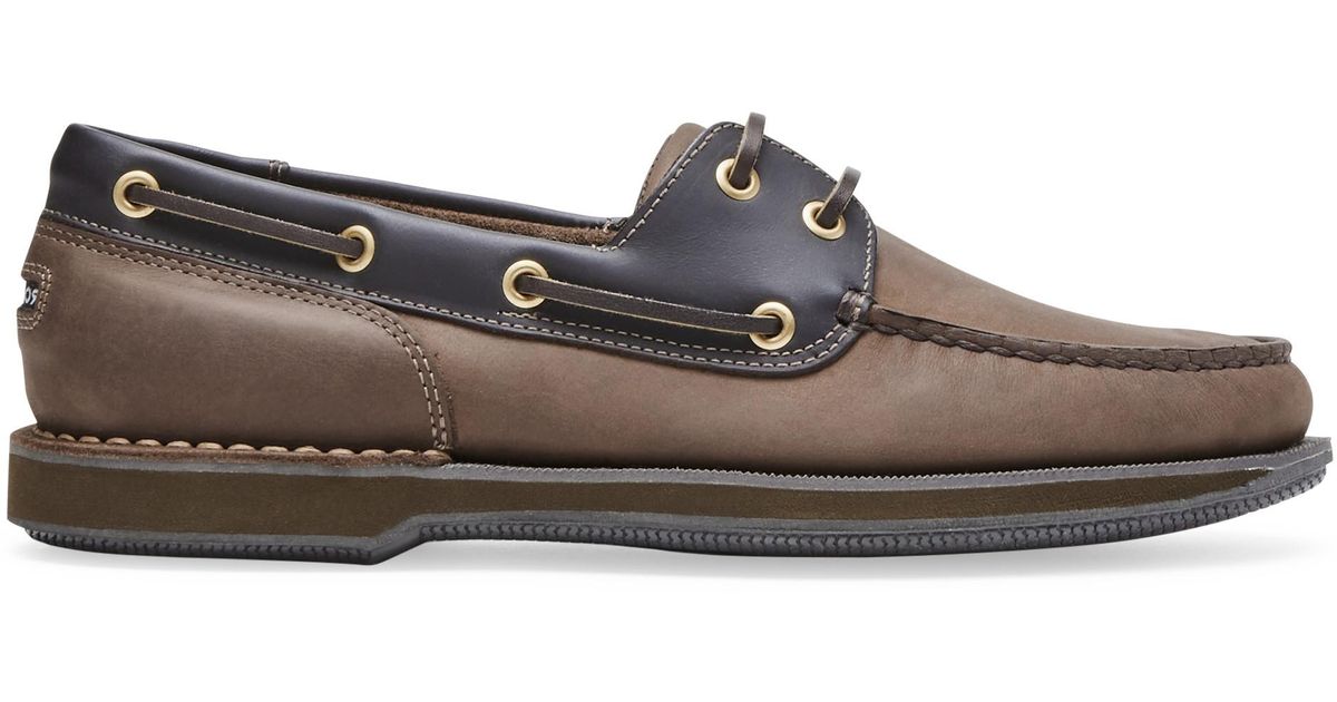 Rockport Rubber Big & Tall Perth Boat Shoes for Men Lyst