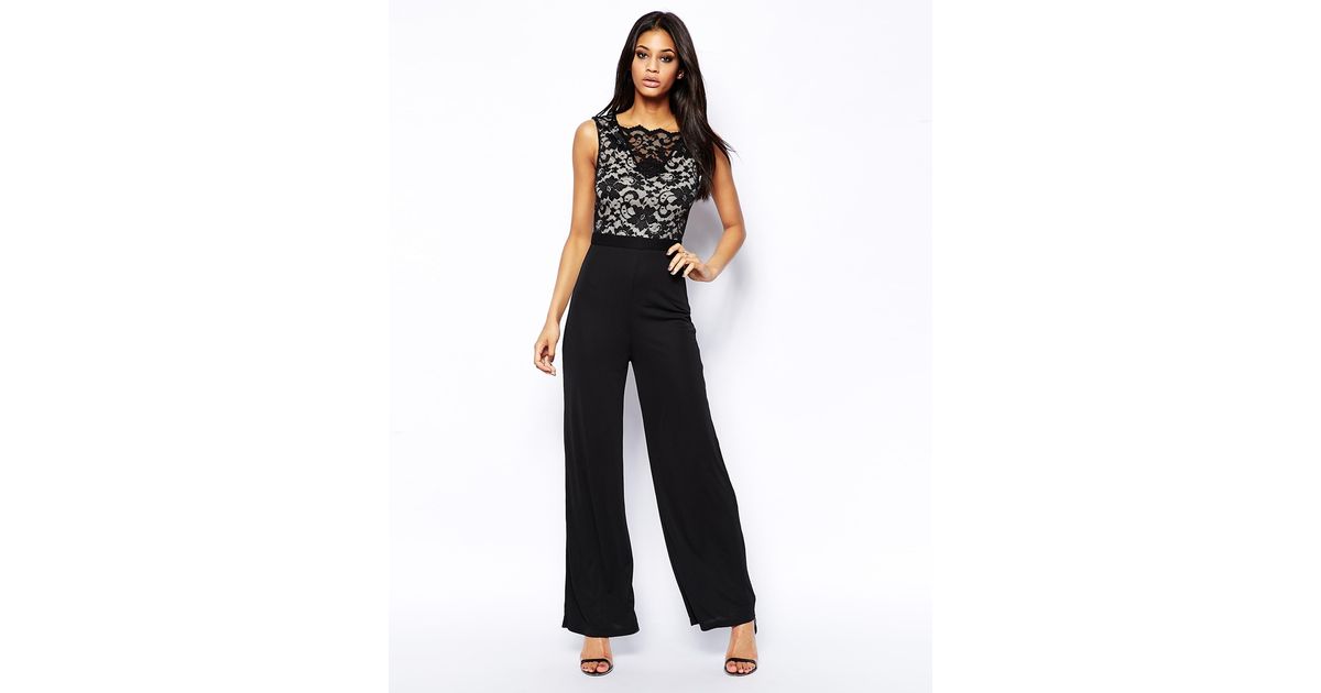 lipsy wide leg jumpsuit