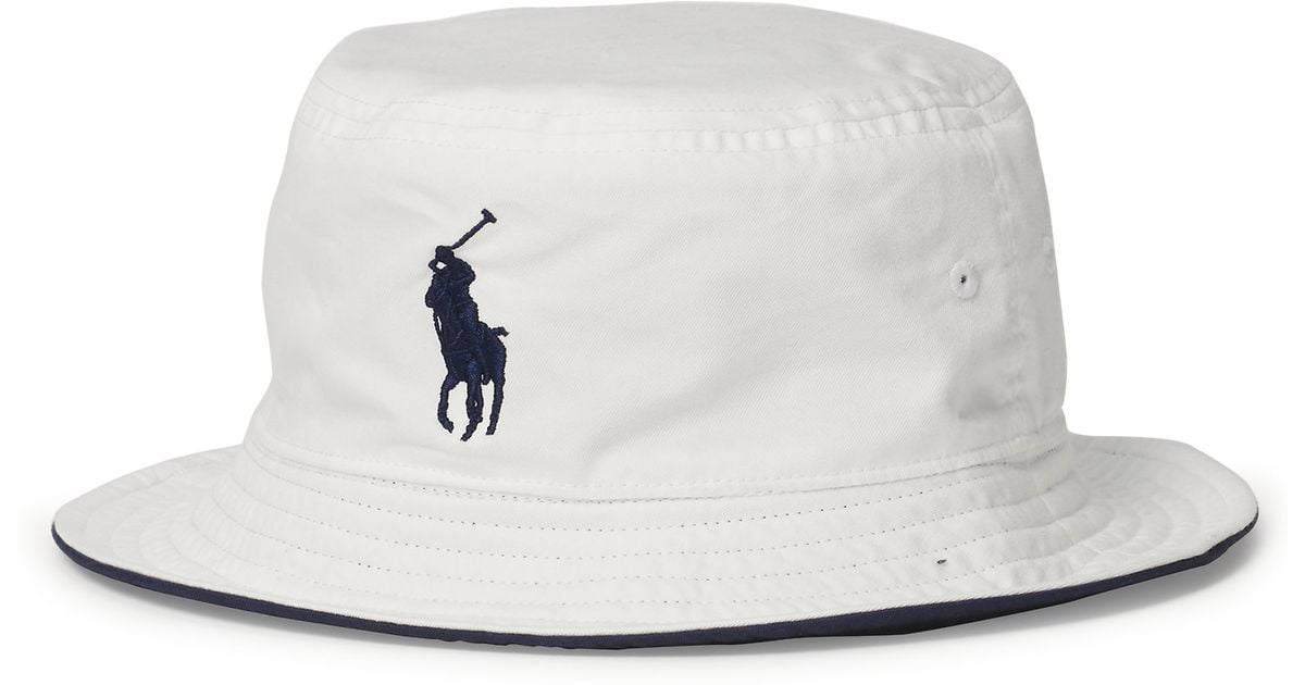 polo bucket hat reversible