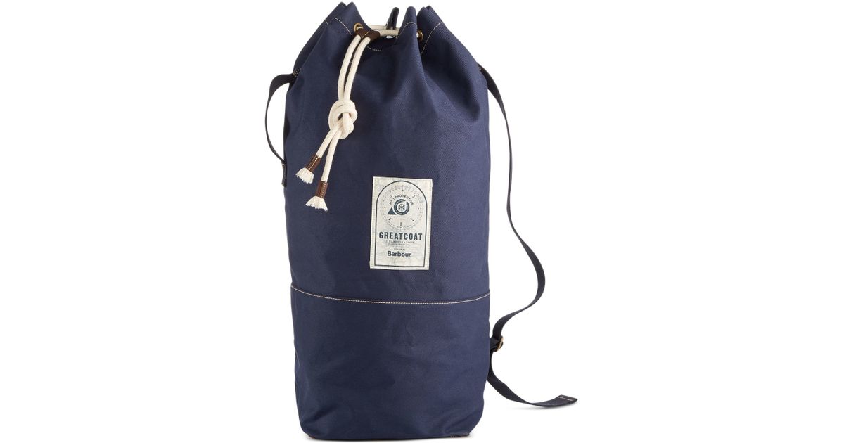 mens drawstring duffle bag