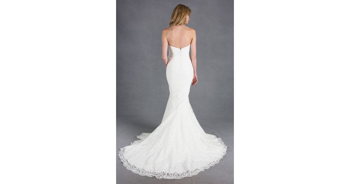 Nicole Miller Poppy Bridal Gown In Ivory Gray Lyst
