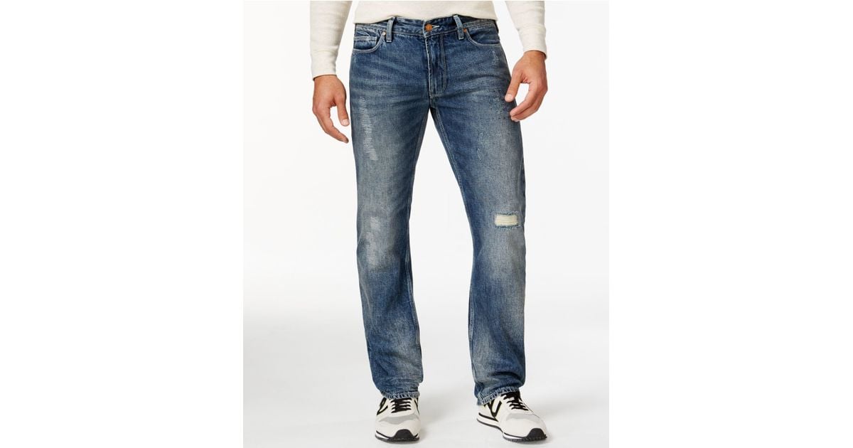 armani straight fit jeans