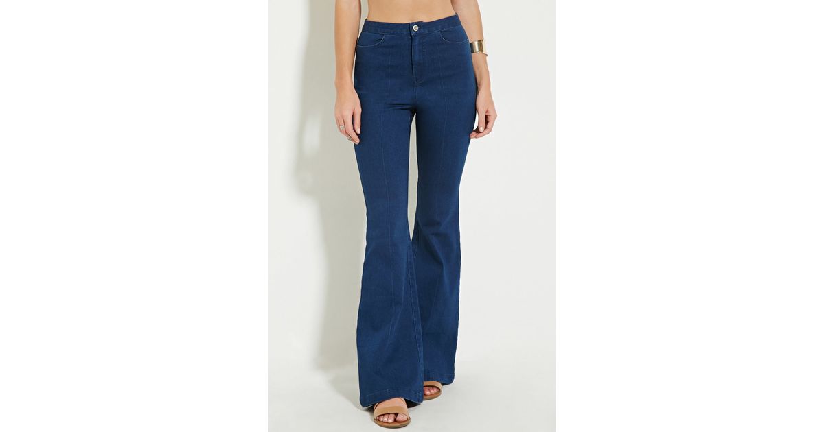 high waisted flare jeans forever 21