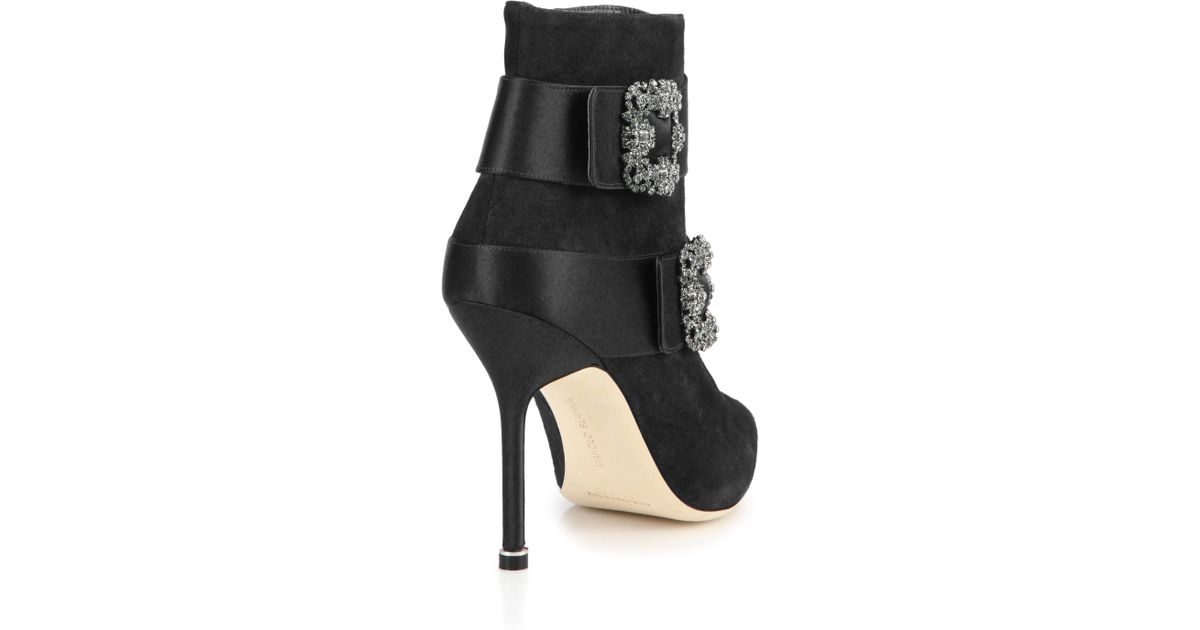 manolo blahnik ankle boots