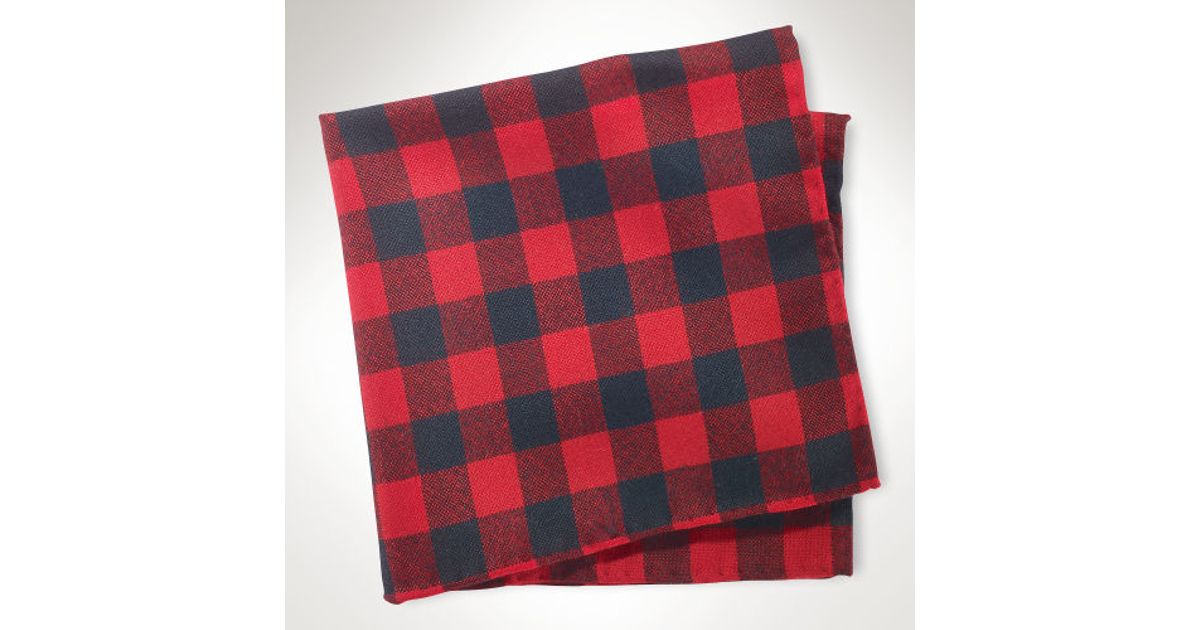 buffalo plaid handkerchief