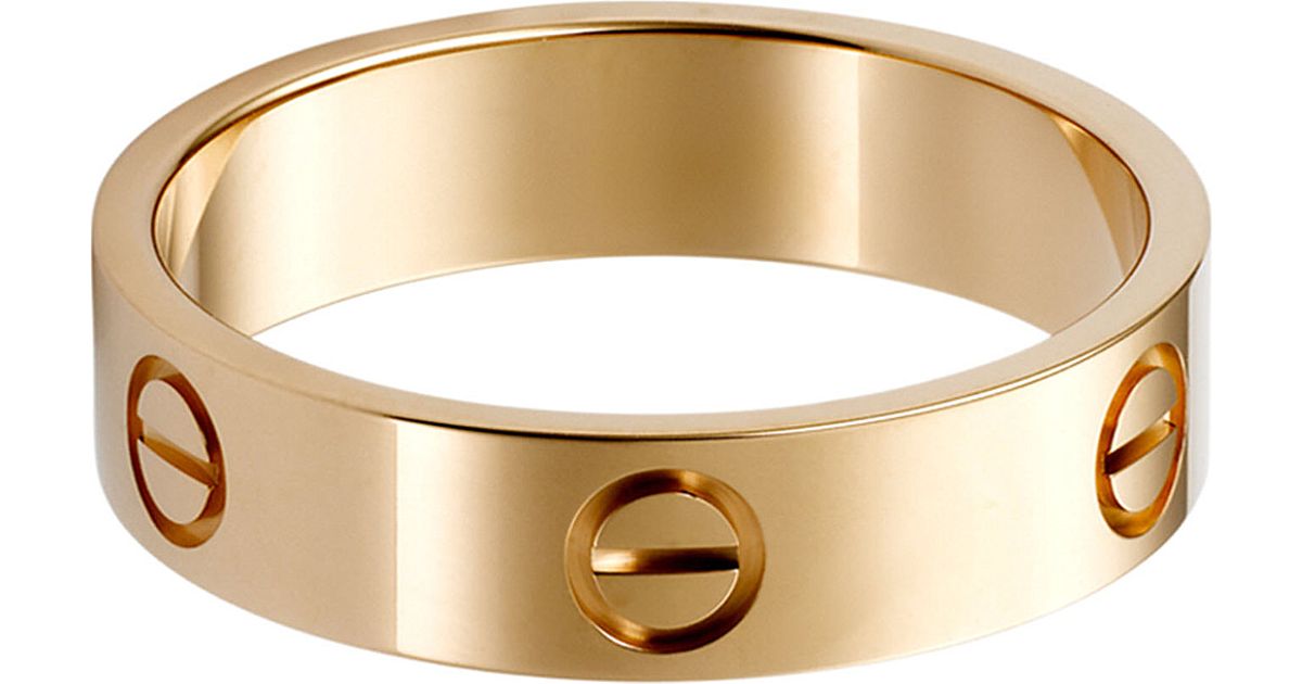 cartier gold ring price