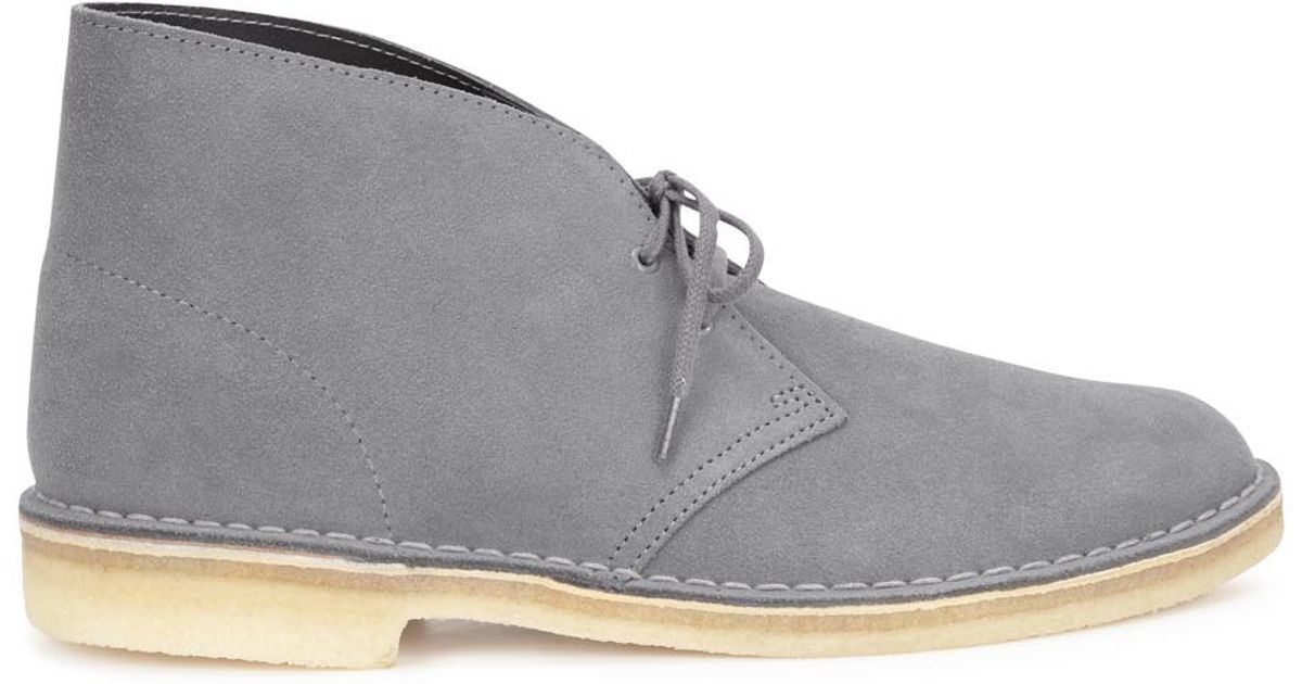 clarks grey desert boots