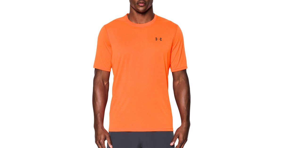 under armour t shirts orange men