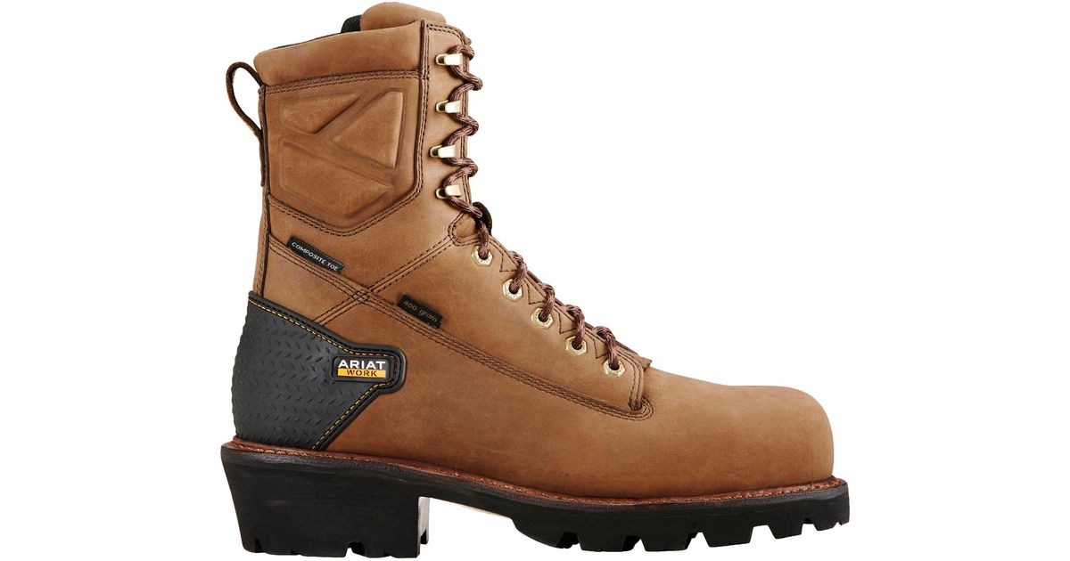 ariat powerline h2o 400g pull on boot
