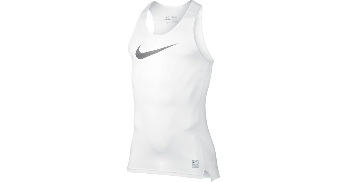 white nike undershirt