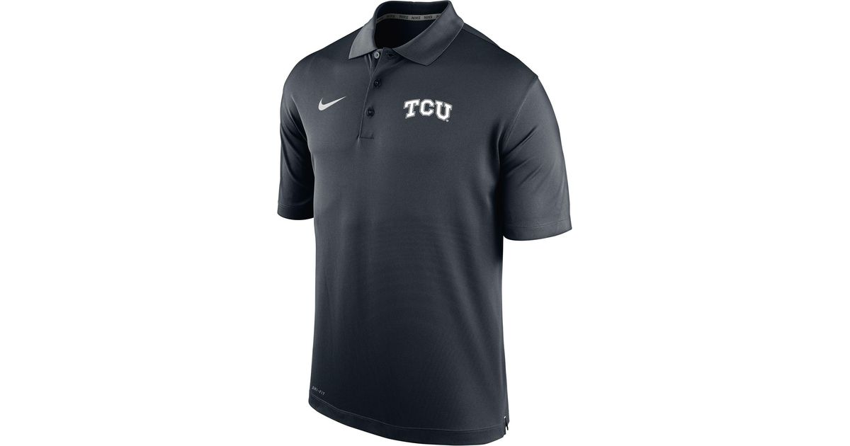 black tcu polo